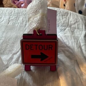 Kate Spade detour bag charm NWT